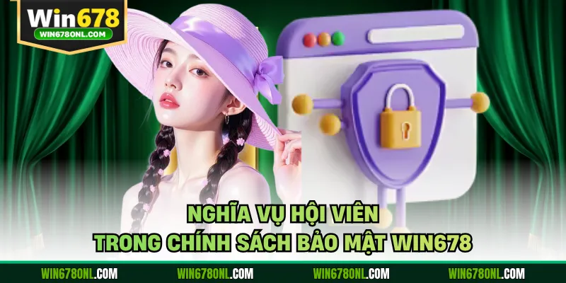 Chính Sách Bảo Mật Win678 - Bảo Vệ Dữ Liệu Hội Viên An Toàn 3 Nghĩa vụ hội viên trong chính sách bảo mật WIN678