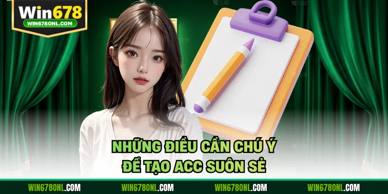 Đăng Ký WIN678 - Hướng Dẫn Mở Tài Khoản Cá Cược Nhanh Chuẩn 4 Những điều cần chú ý để tạo acc suôn sẻ